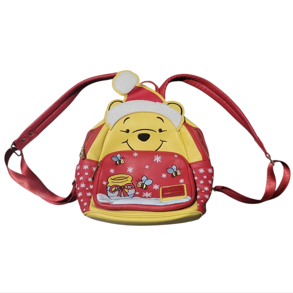 Loungefly Winnie The Pooh Mini Santa Backpack